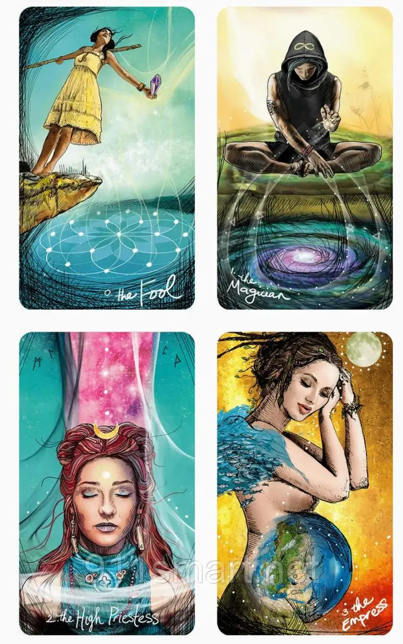 Таро Світлого Провидця 78 карт. The Light Seer's Tarot. Карти Таро