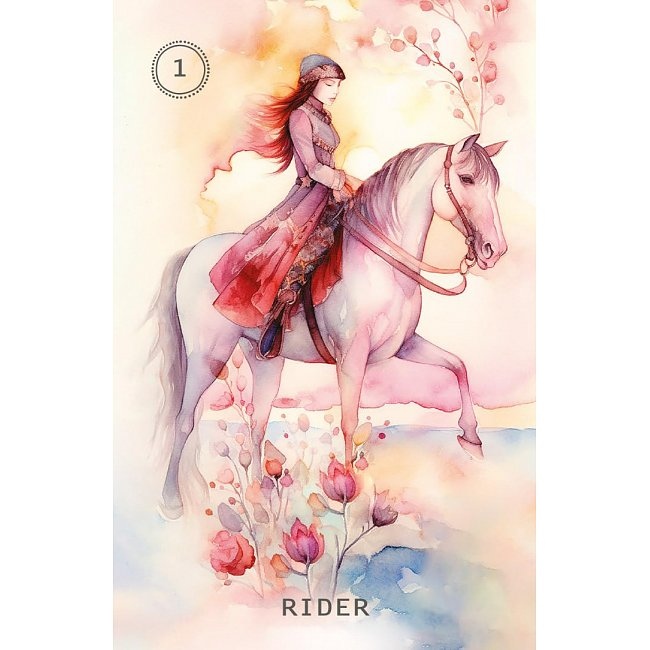 Солодкий Квітковий Оракул Ленорман 36 карт. Sweet Blossom Lenormand Oracle. Карти Таро
