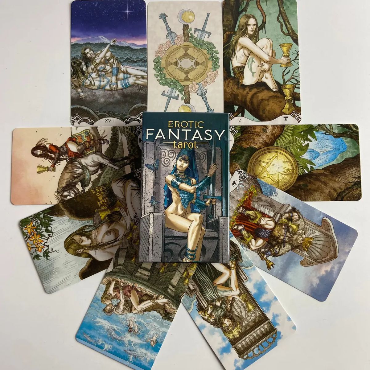 Таро Еротичних фантазій 78 карт. Erotic Fantasy Tarot. Карти Таро.