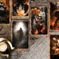Таро Жахливого Страху 78+2 карт 13 х 7,5 см. Horo scare Tarot. Карти Таро.