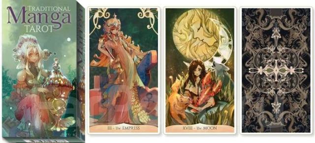 Карти Таро Традиційна Манга 78 карт. Traditional Manga Tarot. Карти Таро.