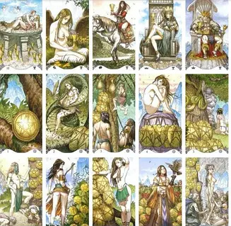Таро Еротичних фантазій 78 карт. Erotic Fantasy Tarot. Карти Таро.