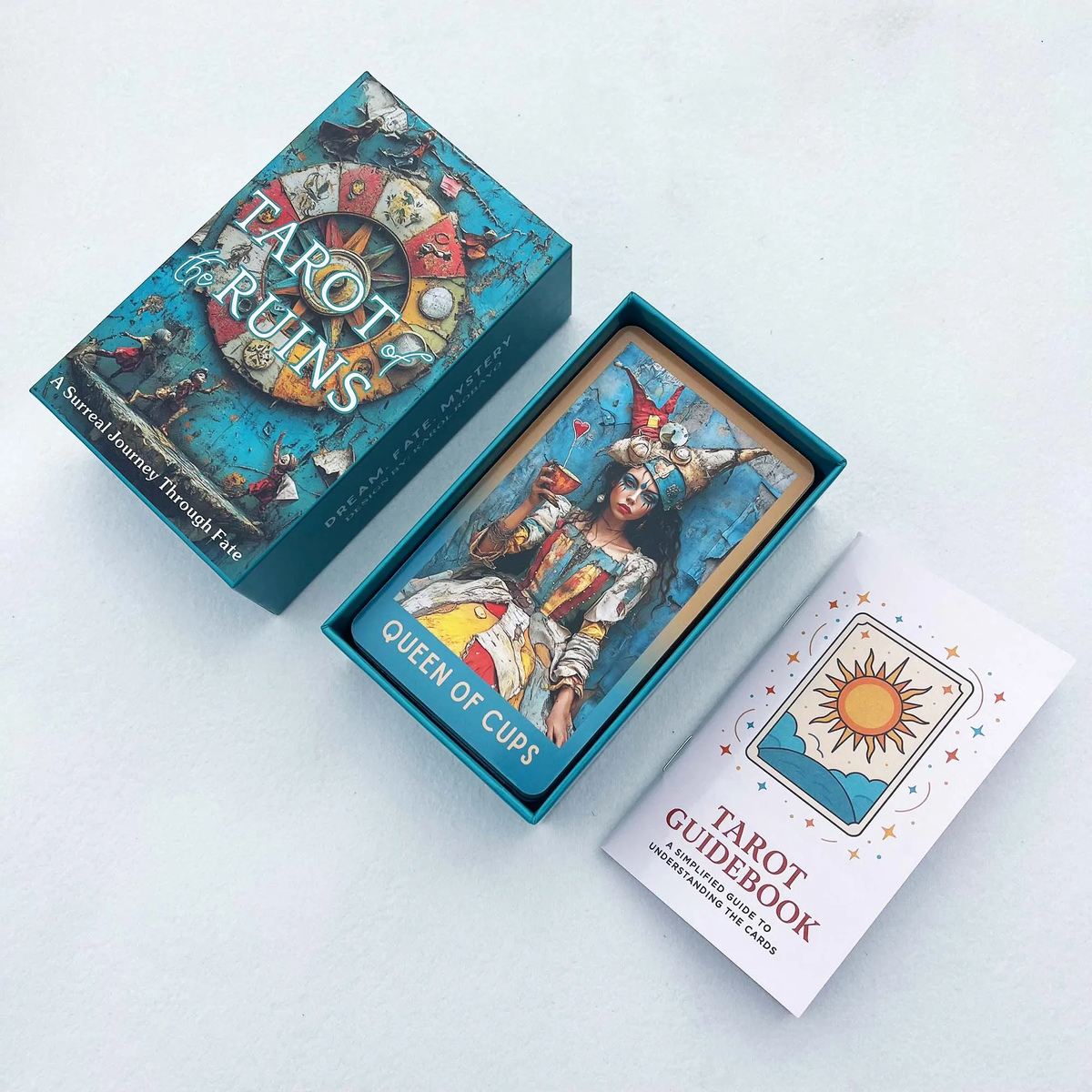 Таро РУЇН. Сюрреалістична подорож крізь долю. 78 карт 13x8 див. Tarot of the RUINS. Карти Таро.