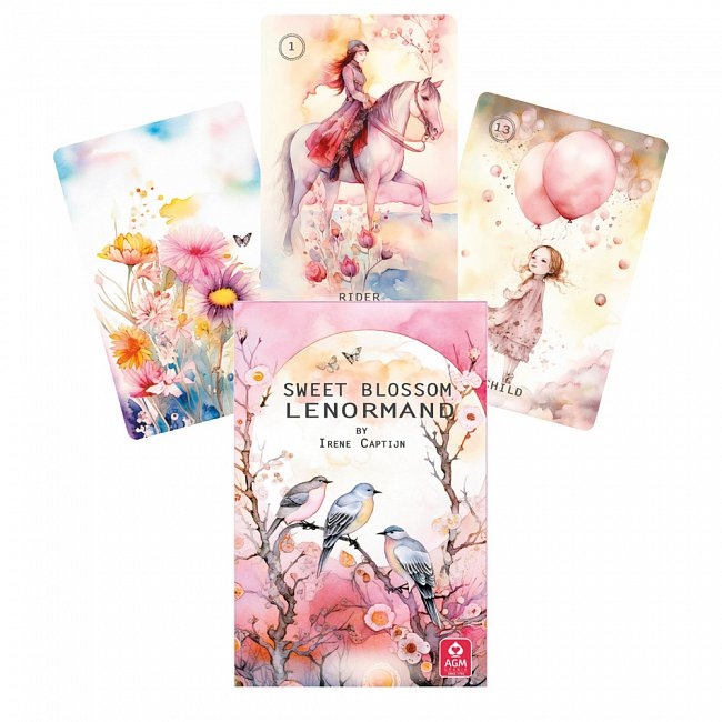 Солодкий Квітковий Оракул Ленорман 36 карт. Sweet Blossom Lenormand Oracle. Карти Таро