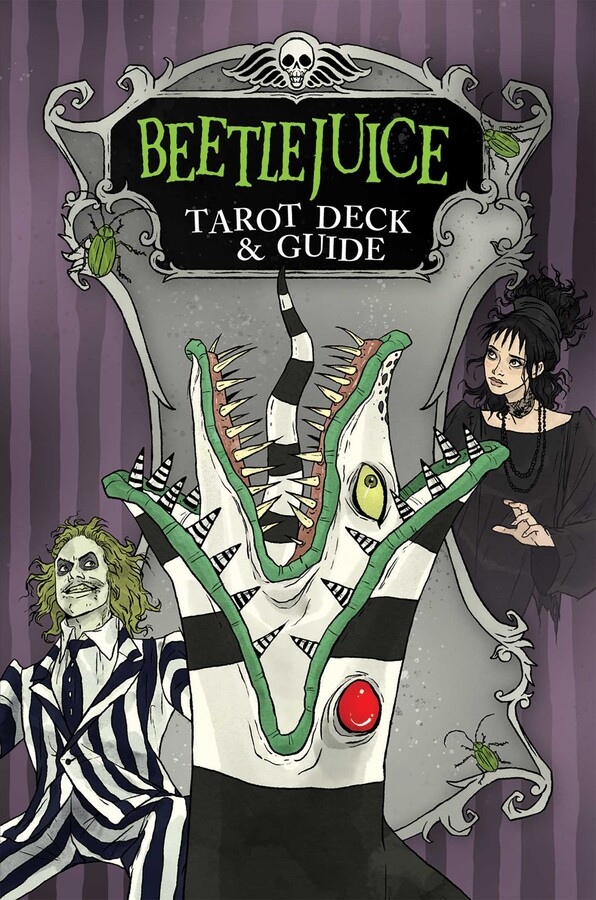 Таро Бітлджус. Колода 78 карт 10,5 х 6 см Beetlejuice Tarot. Карти Таро.