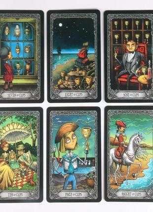 Темний особняк Таро 78 карт 10,5 х 6 см. The Dark Mansion Tarot. Карти Таро.