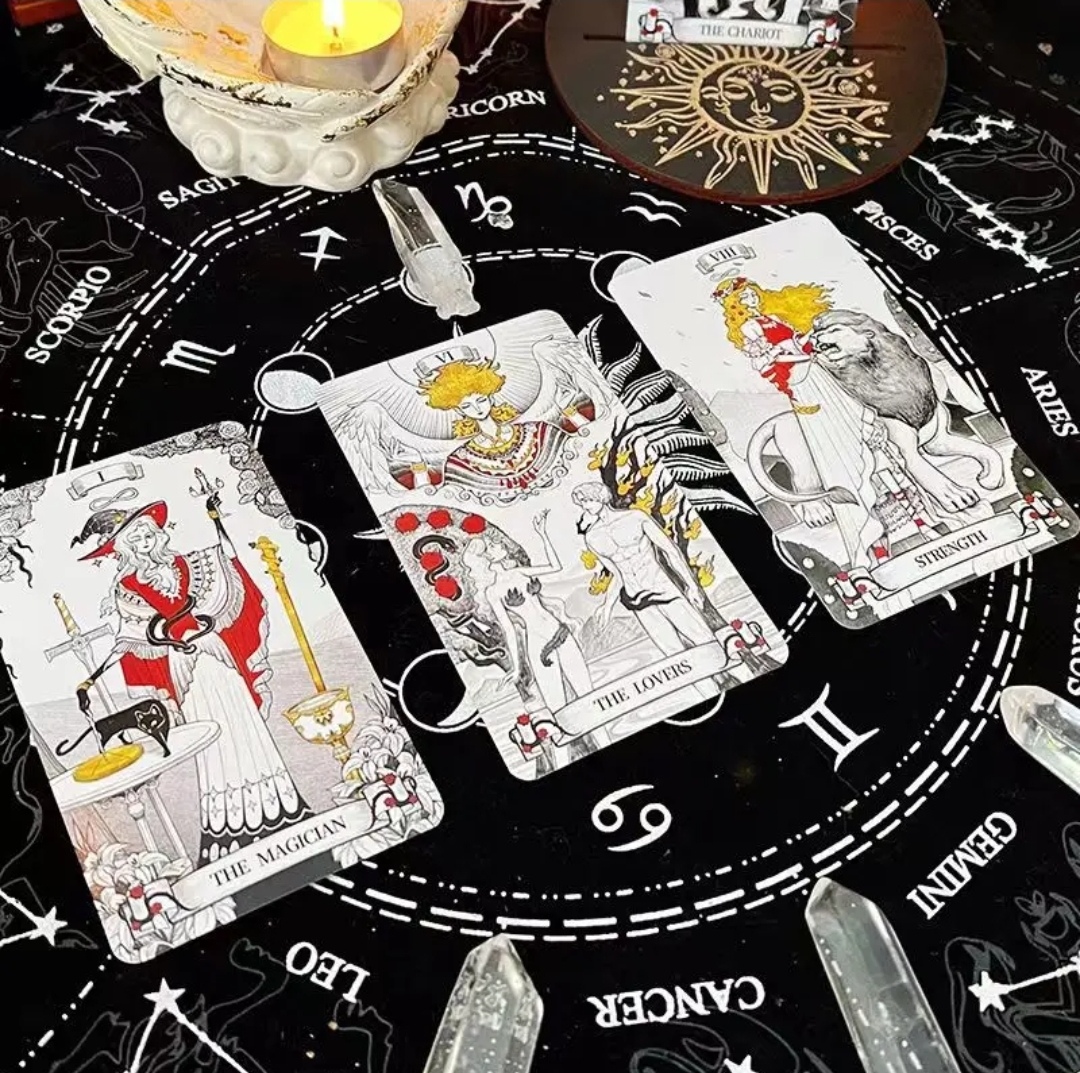 Таємне Дзеркало Таро. 80 корт 12 х 7 см Secret Mirror Tarot. Карти Таро.