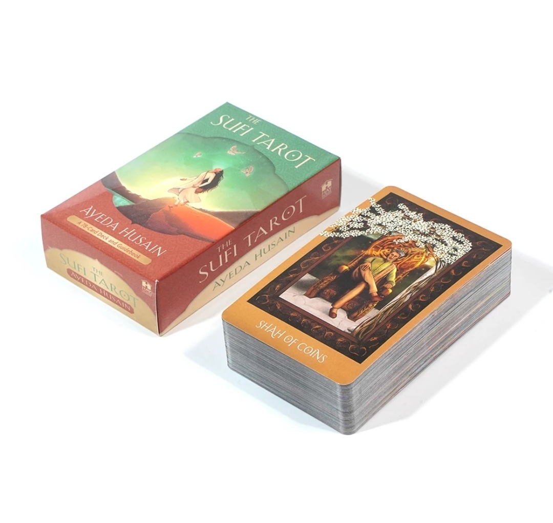 Суфійське Таро 78 карт 10.5 х 6 см Sufi Tarot Ayeda Husain. Карти Таро.