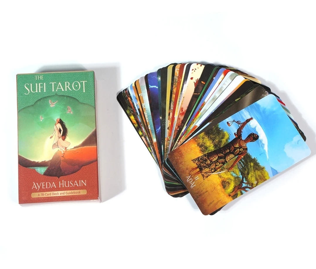 Суфійське Таро 78 карт 10.5 х 6 см Sufi Tarot Ayeda Husain. Карти Таро.