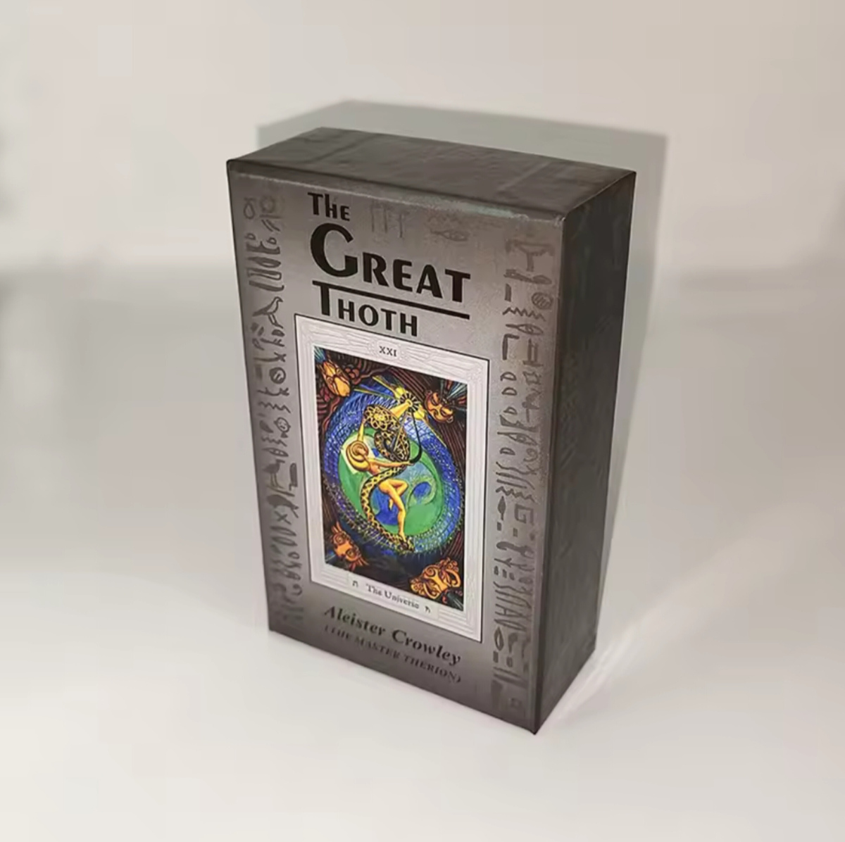 Великий Тота Алестер Кроулі 13 х 8 см щільна коробка. The Great Thoth. Aleister Crowley Карти Таро.