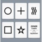 Карти Зенера 25 оракул для розвитку екстрасенсорики. Zener Cards. Pierluca Zizzi. Карты Таро.
