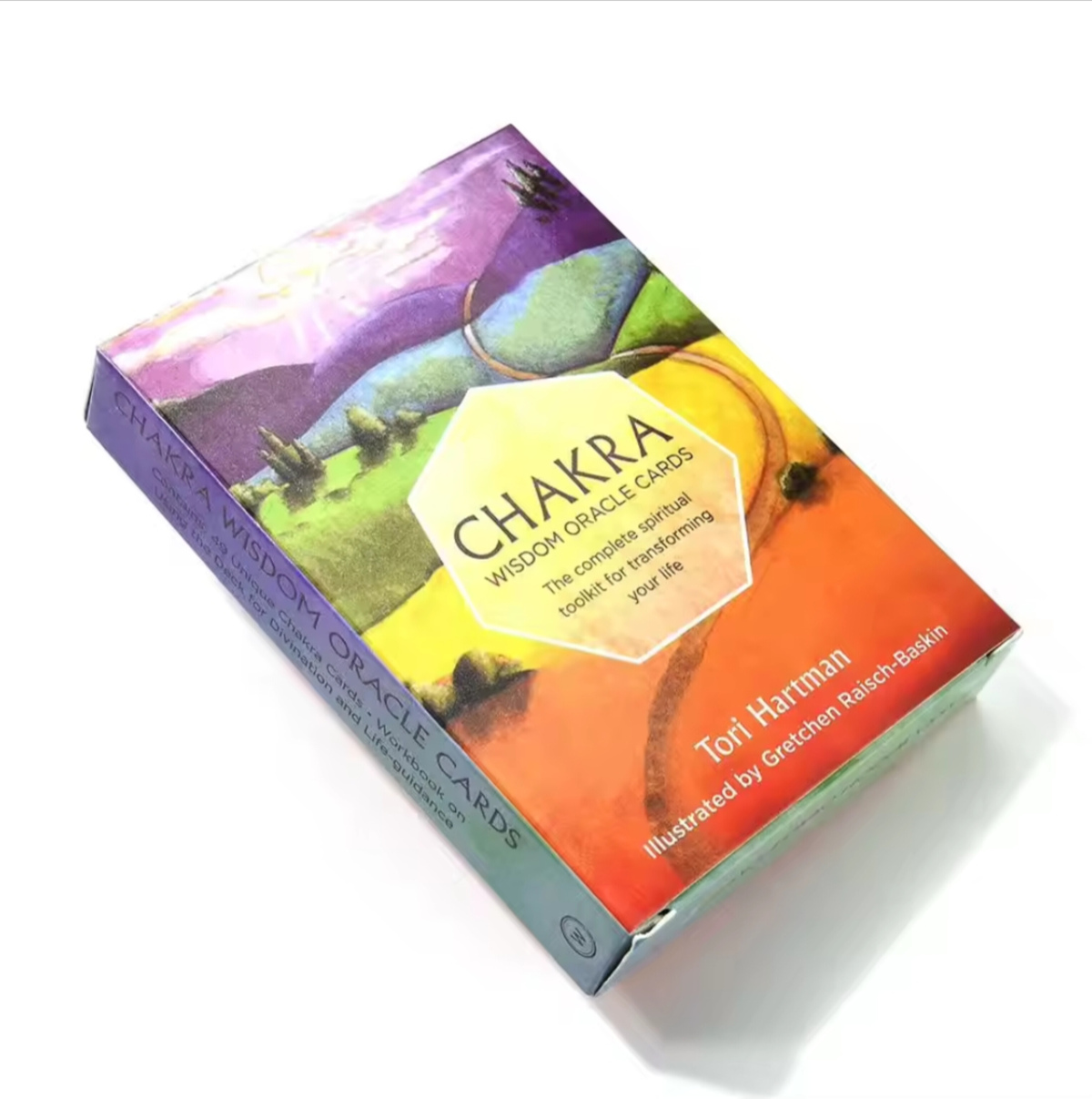 Оракули Чакри. Джерело мудрості 49 карт 10.5 х 7.5 см. Chakra Wisdom Oracle Cards.