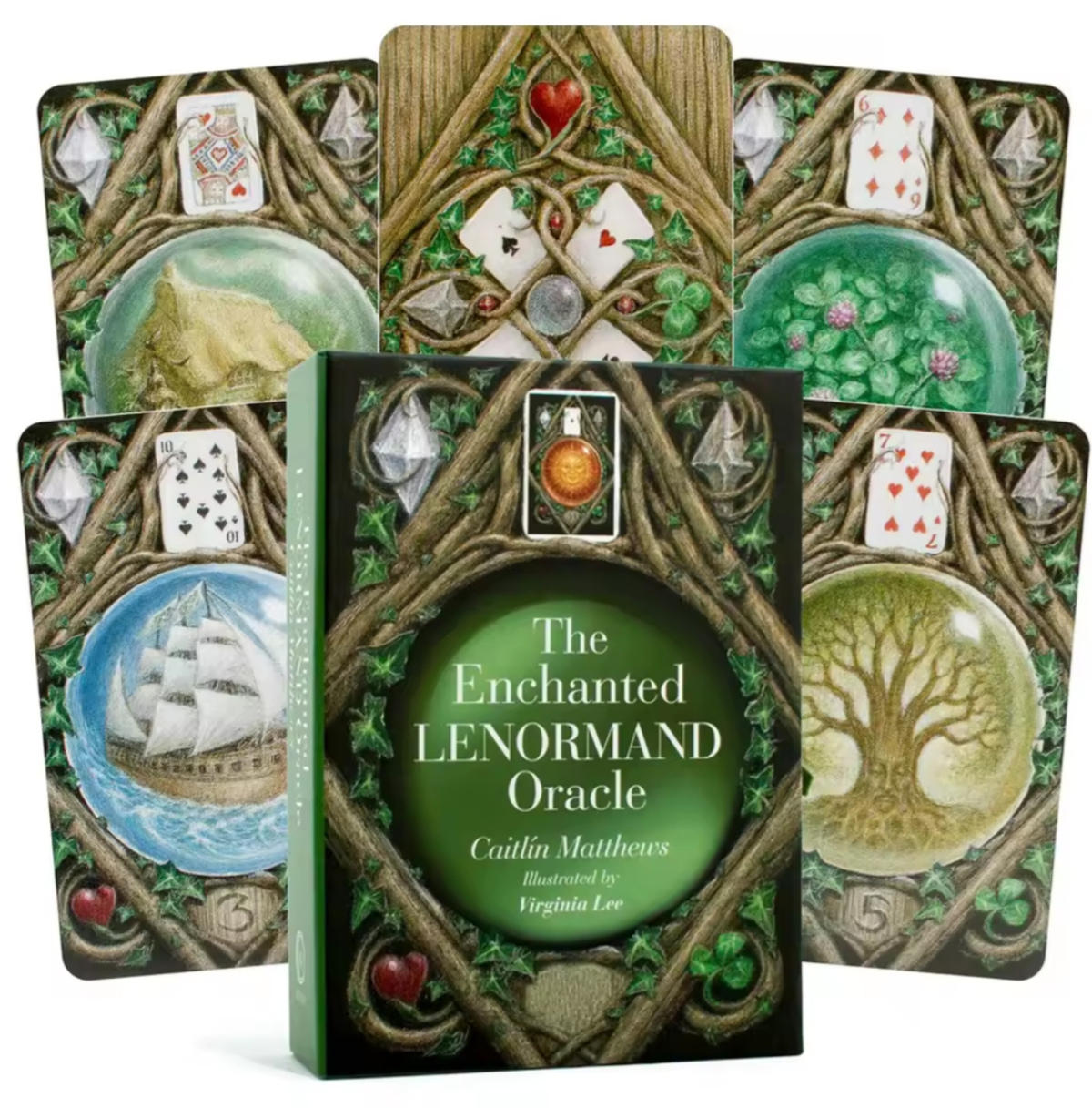 Зачарований Оракул Ленорман Кейтлін Метьюз на 39 карт. The Enchanted Lenormand Oracle Caitlin Matthews Карти Таро