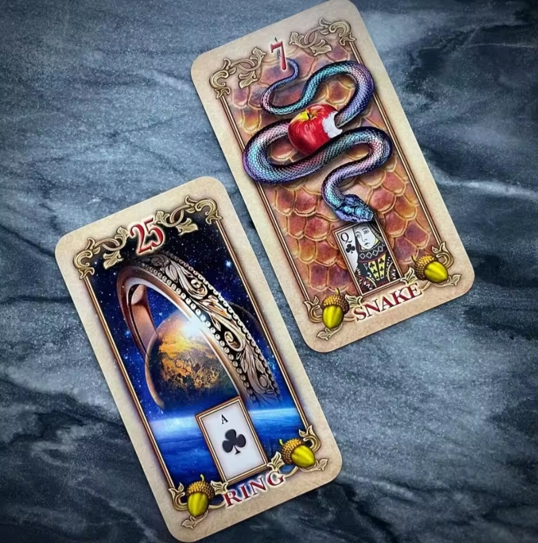 Блискуча Ленорман Чиро Маркетті 47 карт. Lustrous Lenormand Ciro Marchetti.