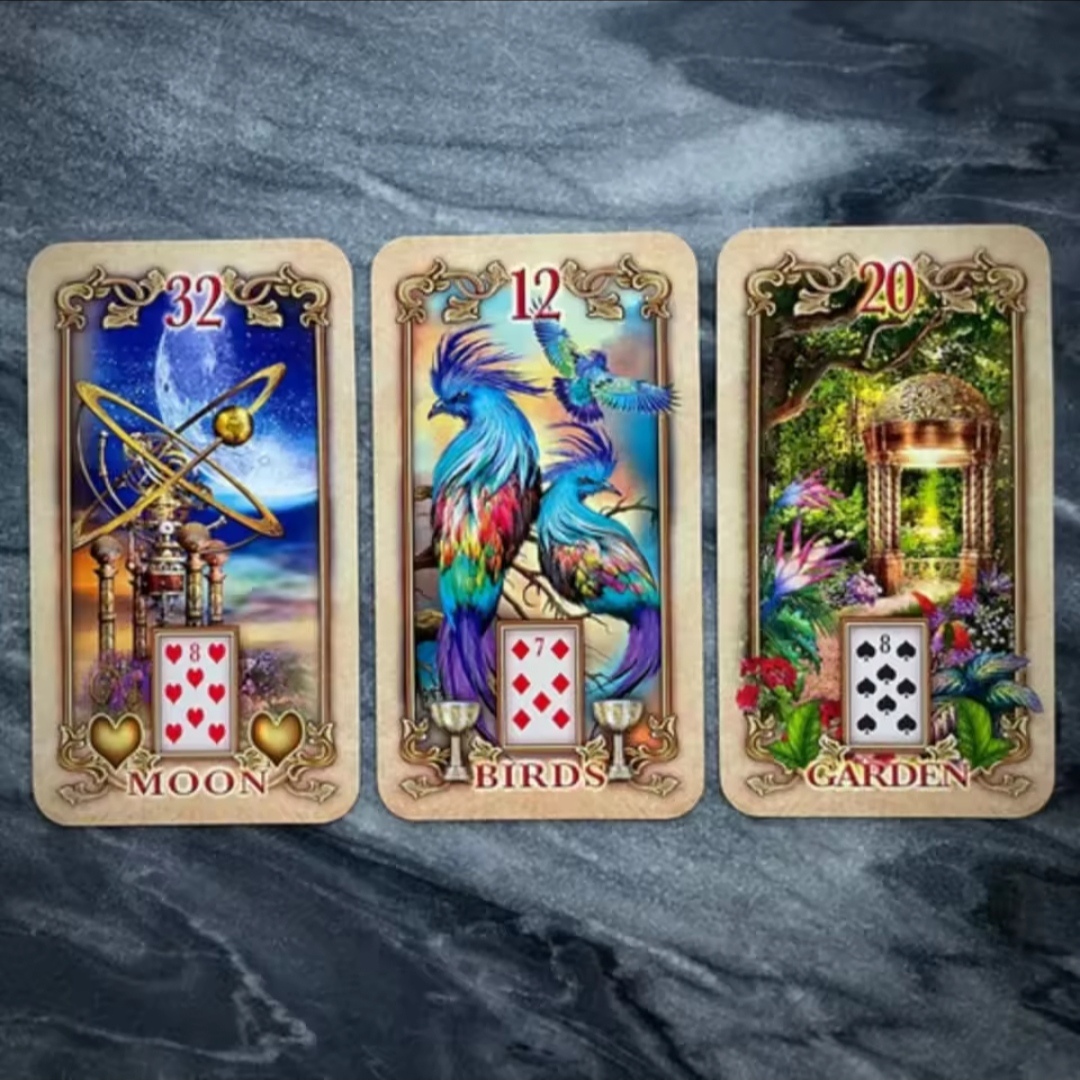 Блискуча Ленорман Чиро Маркетті 47 карт. Lustrous Lenormand Ciro Marchetti.