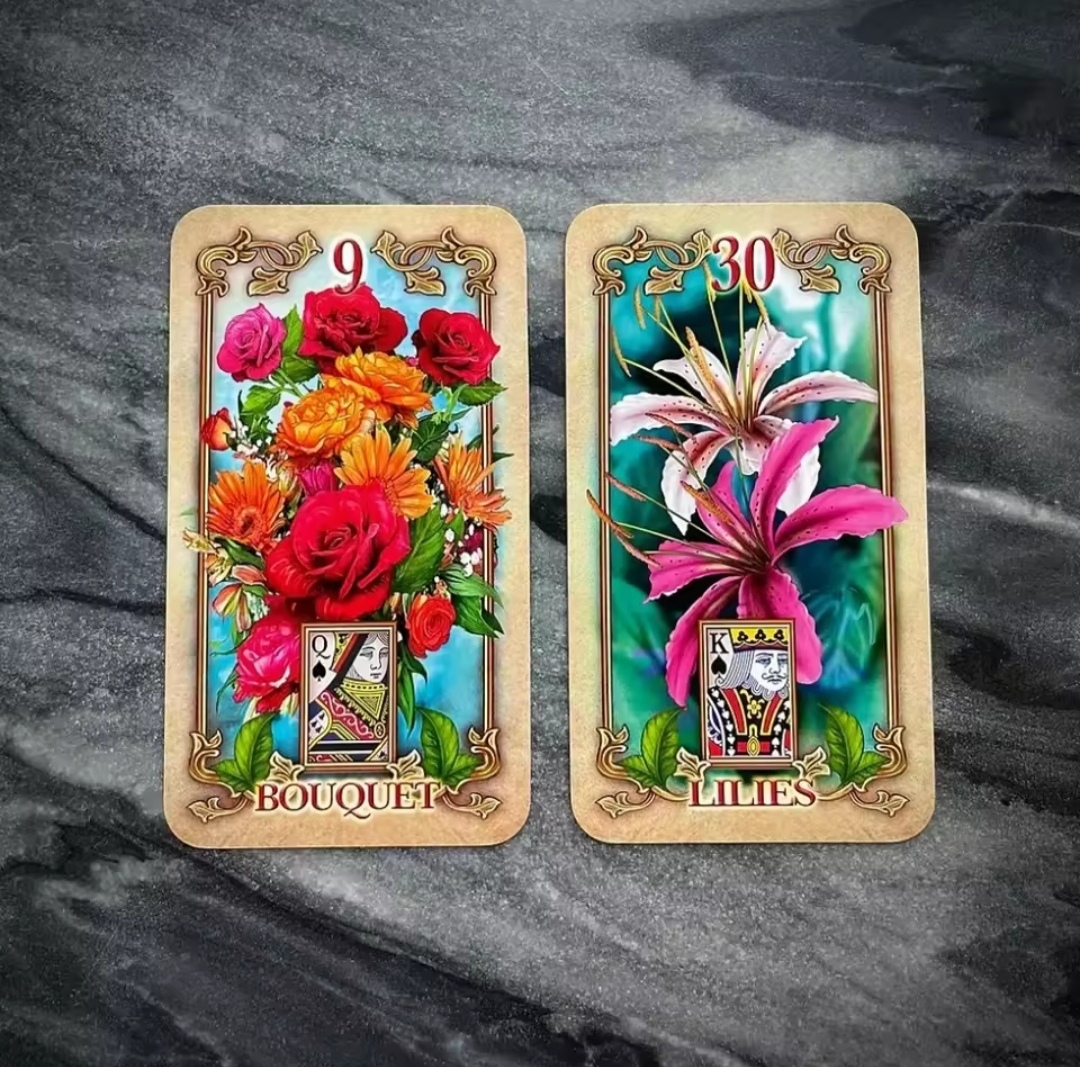 Блискуча Ленорман Чиро Маркетті 47 карт. Lustrous Lenormand Ciro Marchetti.