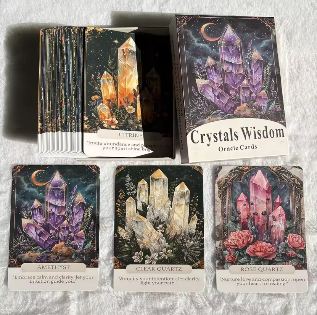 Карти Оракула Кришталевої Мудрості 44 карти. Craystais Wisdom Oracie Cards.