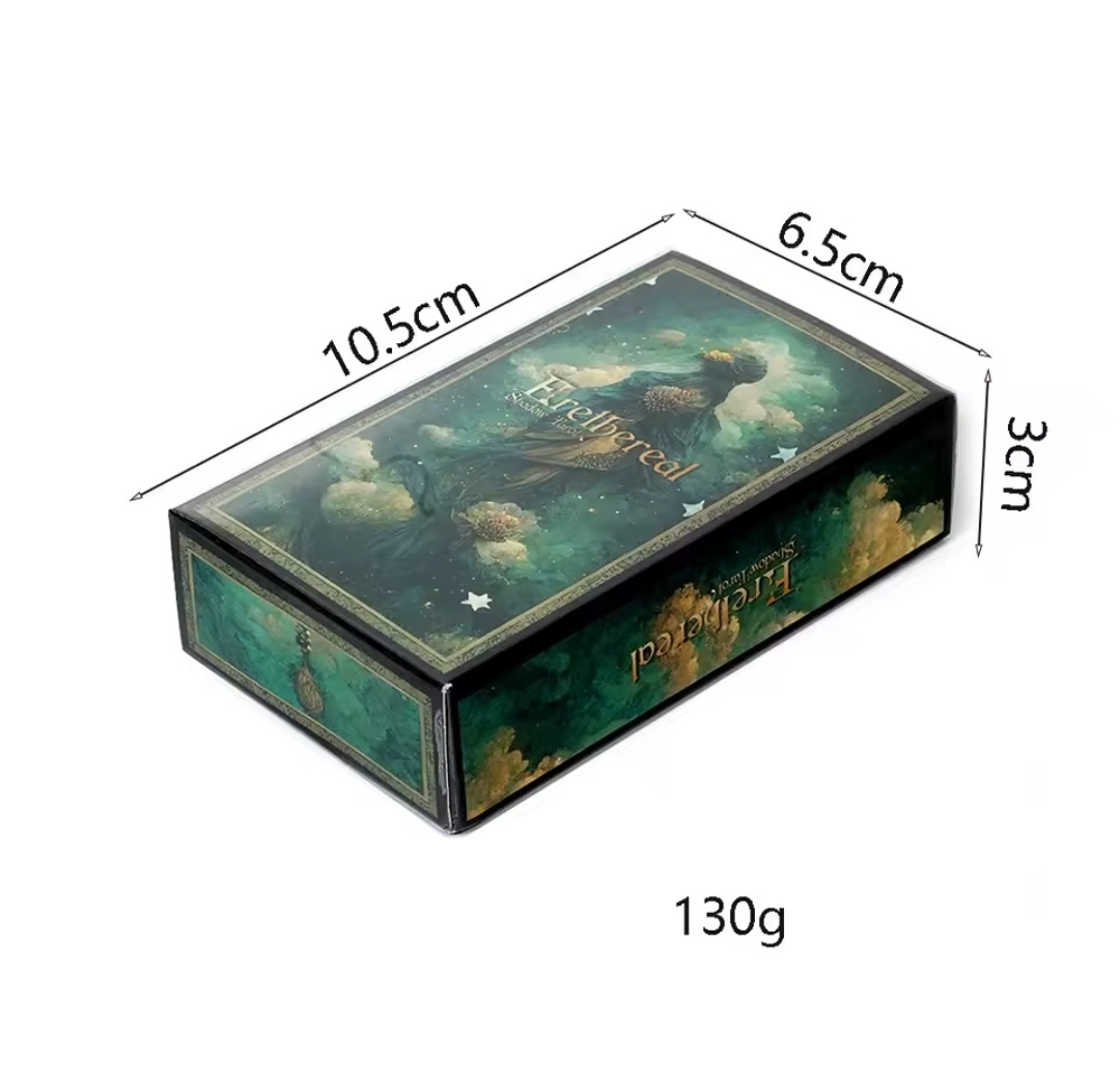 Таро Ефірних Тіней 78 карт 10,5х6 см. Erethereal Shadow Tarot. Карти Таро.