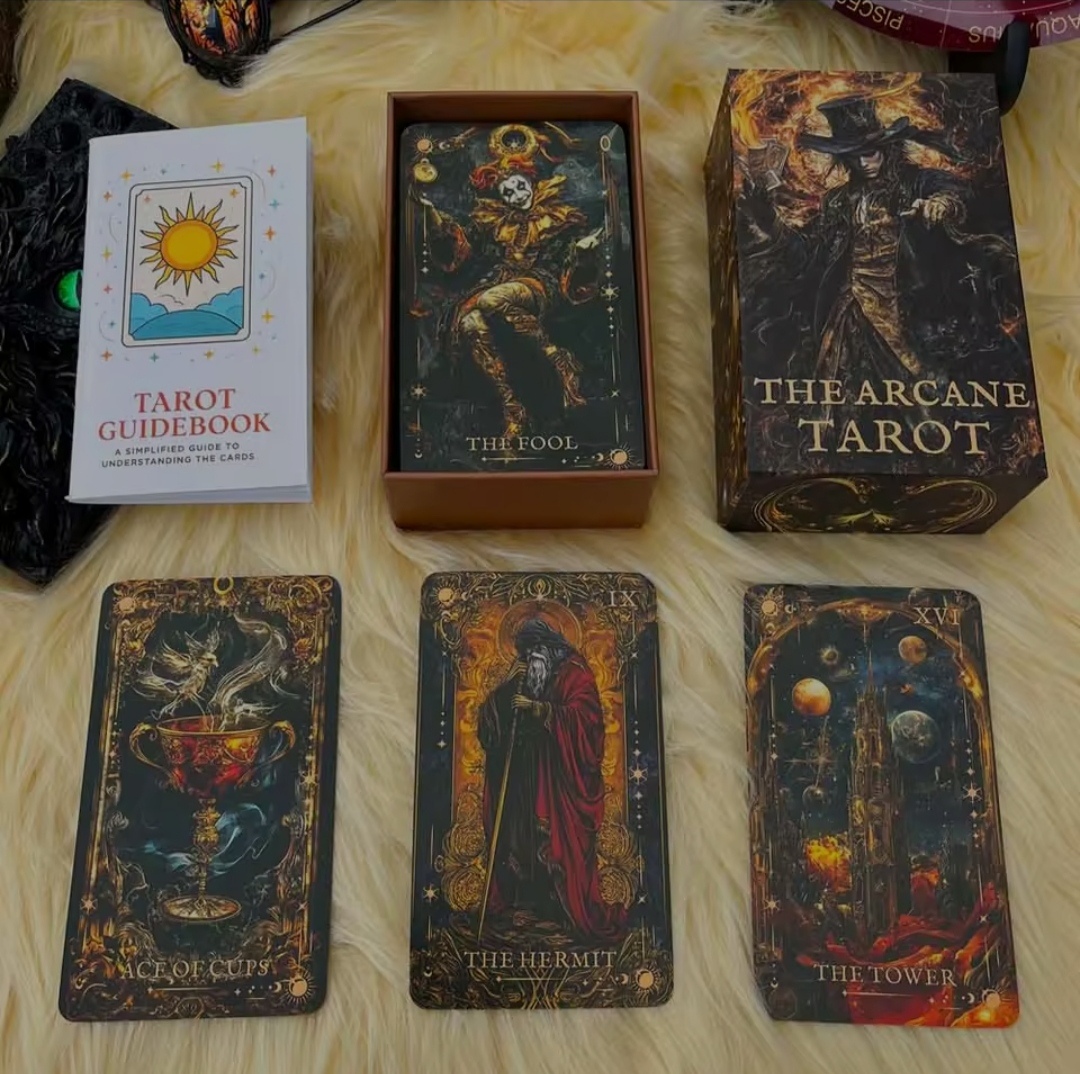 Аркан Таро 78 карт 8х13 см The Arcane Tarot Кари Таро.