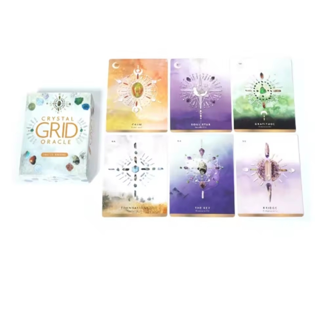 Оракул Кристалічної Сітки 72 карти Crystal Grid Oracle 72 Cards. Карти Таро.
