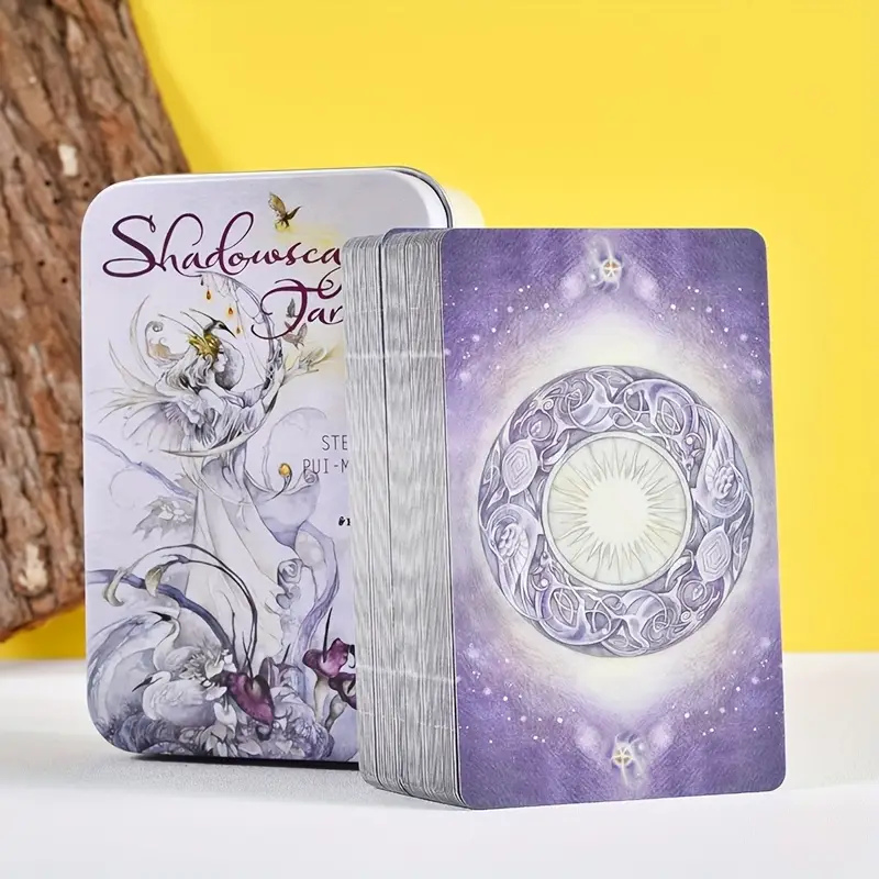 Долини Міражів Таро 78 карт у бляшаній коробці. Shadowscapes Taro. Карти Таро.