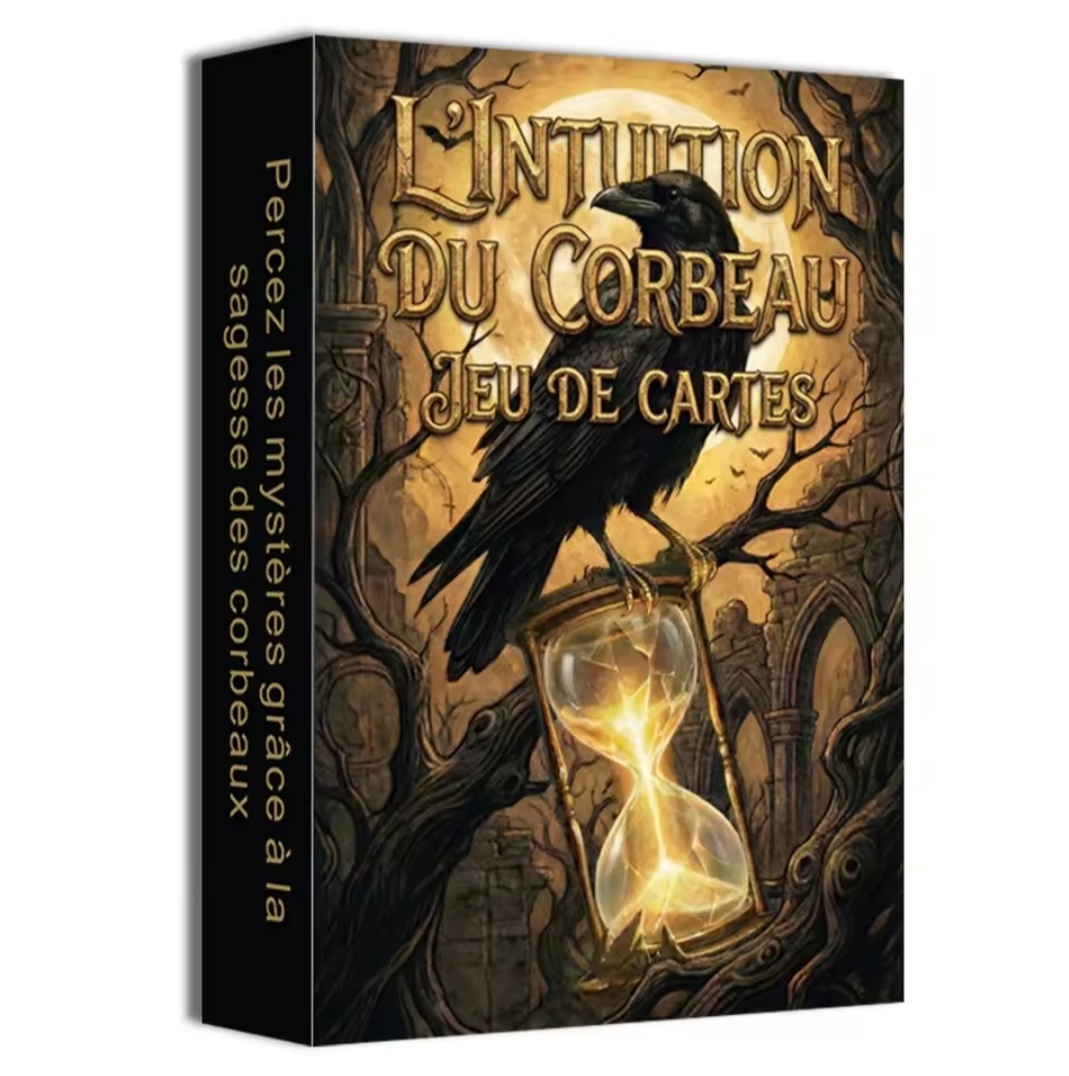 Оракул Проникливість Ворона на 50 карток 8х12 см. Crows Insight card deck. Таро карти.