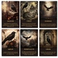 Оракул Проникливість Ворона на 50 карток 8х12 см. Crows Insight card deck. Таро карти.