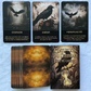 Оракул Проницательность Ворона на 50 карт 8х12 см. Crows Insight card deck. Карты таро.