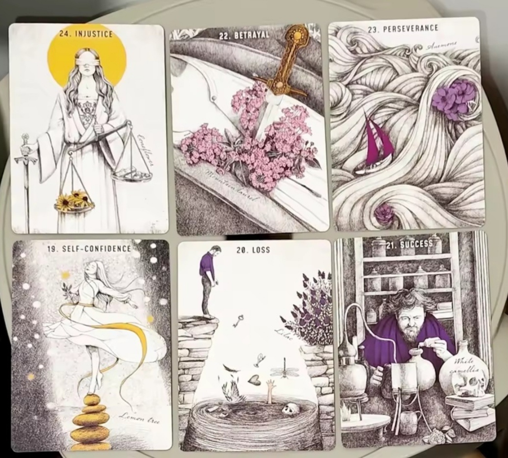 Оракул Акаша 50 карт, 10,5 x 7,5 см Емілі Ніколь. Akasha Oracle Emily Nicolle. Карти Таро.