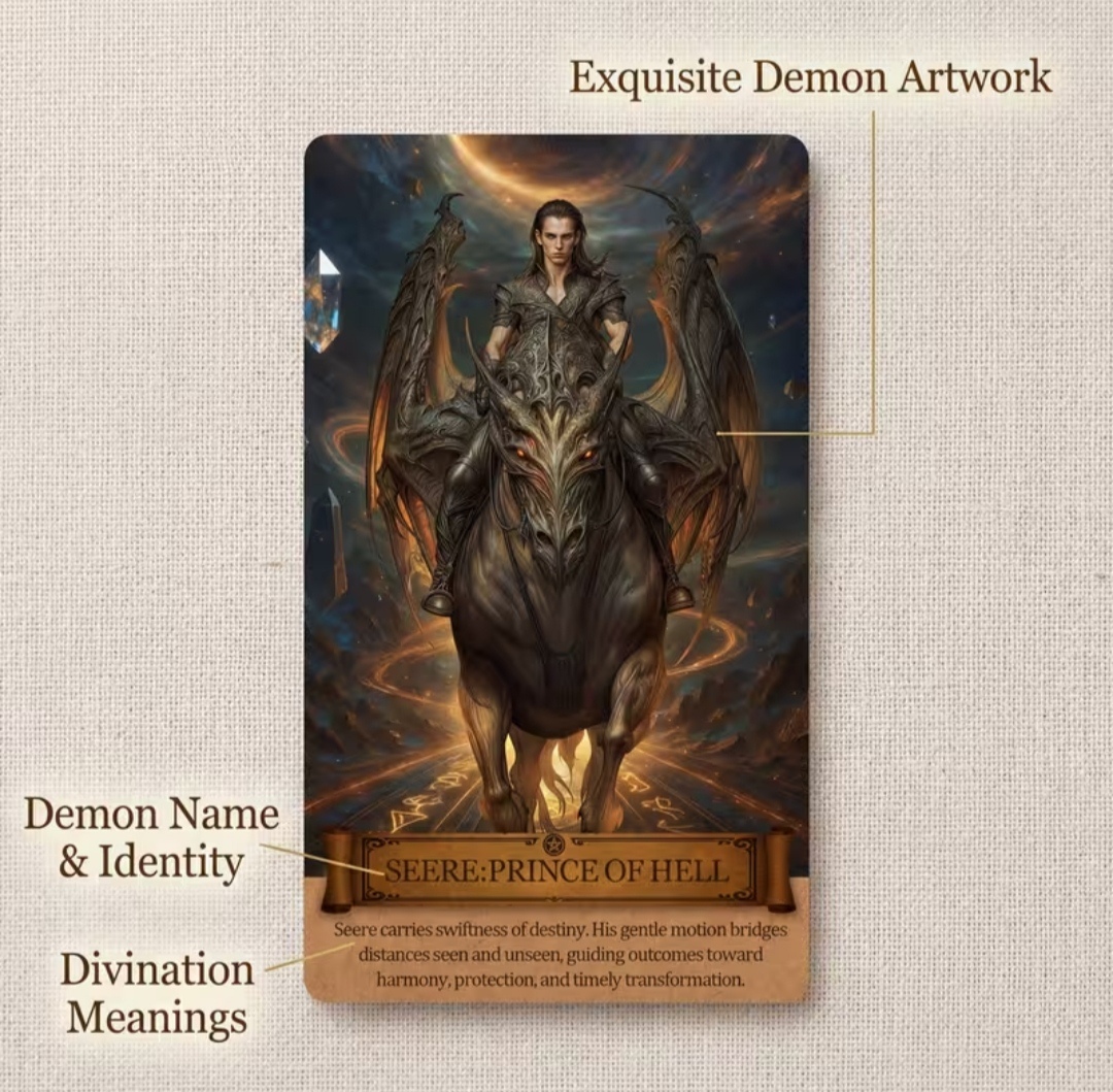 Таро 72 ARS Демонів Гоетії 72 карти Таро. Tarot 72 ARS Goetia demons. Карти Таро.