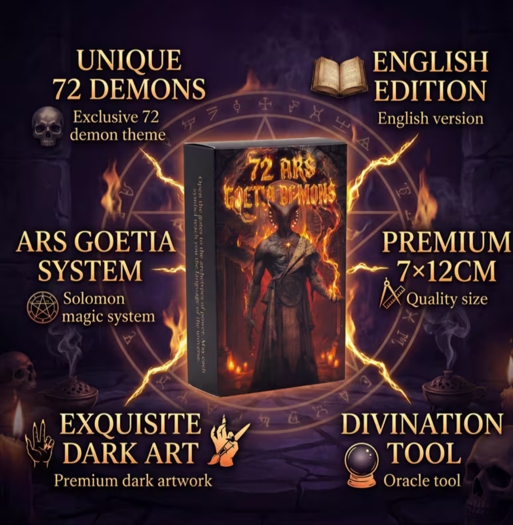 Таро 72 ARS Демонів Гоетії 72 карти Таро. Tarot 72 ARS Goetia demons. Карти Таро.
