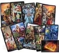 Таро Апокаліпсис. Таро mini на 78 карт 7,8 х 4,5 см. Apokalypsis Tarot. Карти Таро.