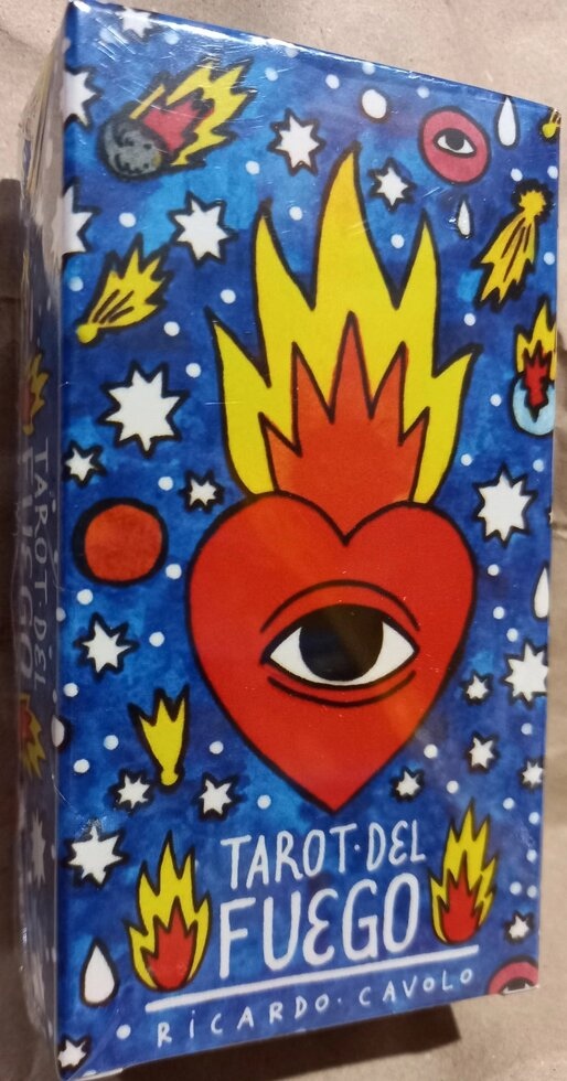 Таро дель Фуго. Tarot del Fuego. 78 карток + інструкція. Карти Таро.