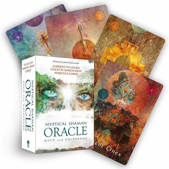 Містичний Шаманський Оракул 64 карток. Mystical Shaman Oracle Cards. Карти Таро.