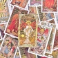 Золоте Таро в стилі модерн 78 карт 10,5 х 6 см. Golden Art Nuveav taror. Карти Таро.