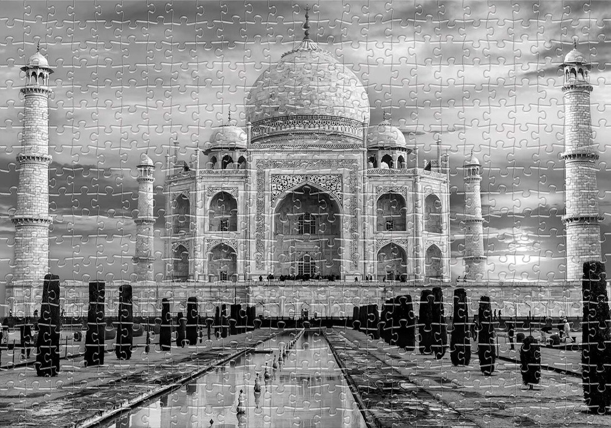 Пазли тришарові ТМ INTERDRUK Around the World 1, розмір 33х46 см ., 500 шт.