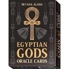 Карти Оракули єгипетського Бога. Сільвана Аласія. Egyptian Gods Oracle Cards. Карти Таро.