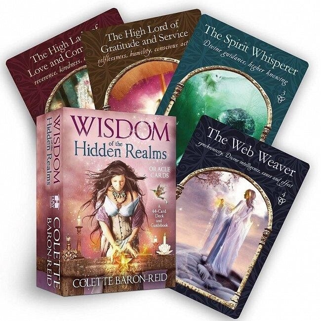 Сховані світи мудрості. Wisdom Hidden Realms 44 карти оракул. Карти Таро.