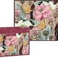 Пазли тришарові ТМ INTERDRUK  Flowers 2 розмір 48х67 см.,1000 шт.