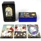 Муза кота Таро 78 карт у жерстяній коробці з синій позолоти. Muse cat Tarot cards. Карти Таро.