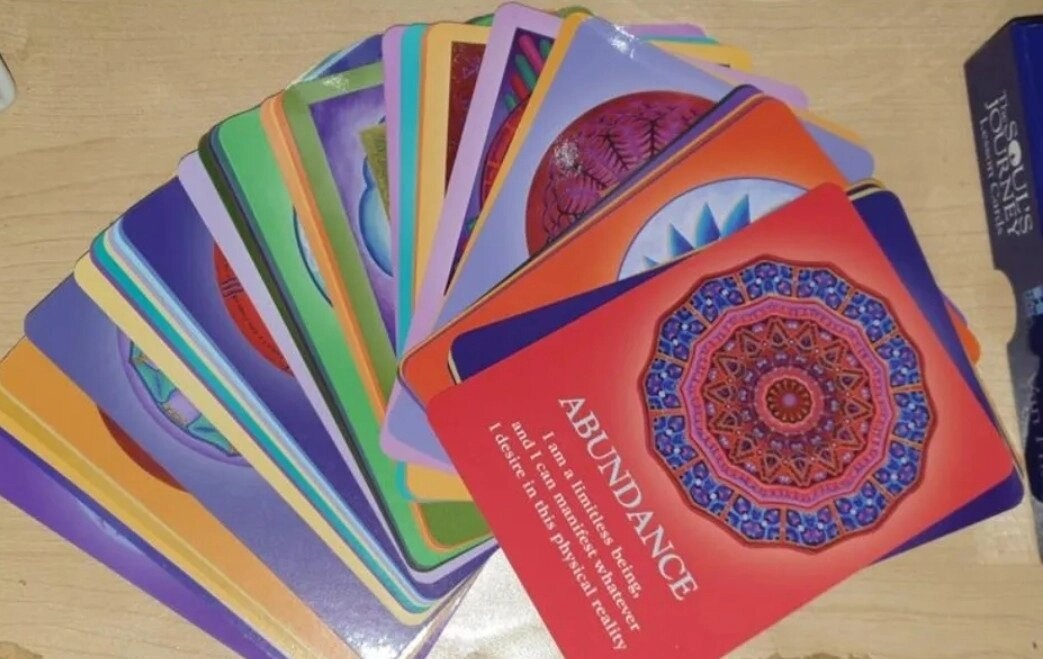 Подорож душі 44 картки з заняттями Джеймс Ван Праа The Soul's Journey Lesson Cards James Van Praaqh. Карти Таро.