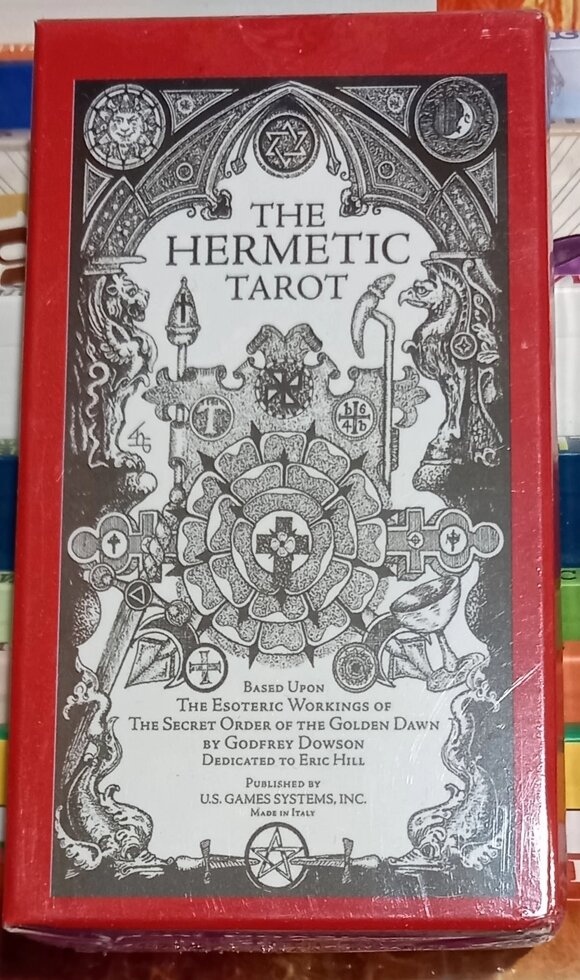 Герметичне Таро The Hermetic Tarot. 78 карток + брошура. Карти Таро.