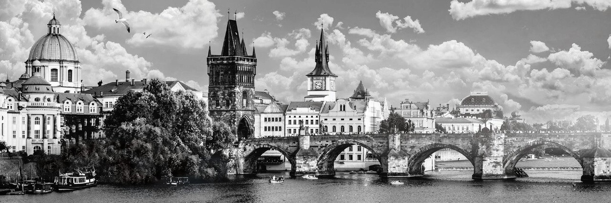 Пазли тришарові панорамні ТМ INTERDRUK  Around the World 4 розмір 32х96 см.,1000 шт.