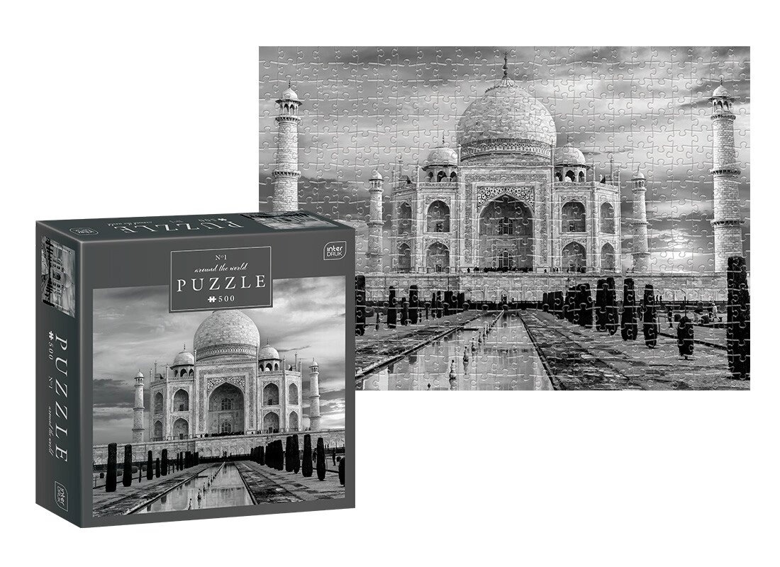 Пазли тришарові ТМ INTERDRUK Around the World 1, розмір 33х46 см ., 500 шт.