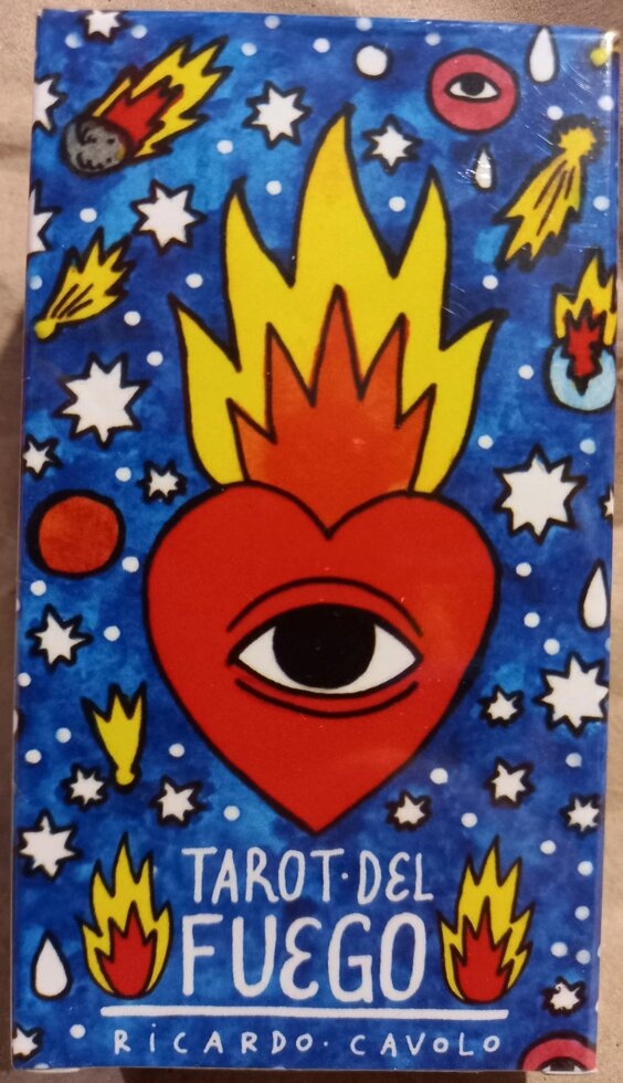 Таро дель Фуго. Tarot del Fuego. 78 карток + інструкція. Карти Таро.