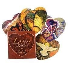 Любовний Оракул 45 карт ручок у формі серця. Lovers Oracle 45 Heart-Shaped Guidance cards. Карти Таро.