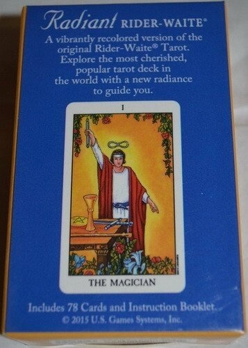 Сяйне-Райдужне Таро Райдер Вейт. Radiant RIDER-WAITE Tarot. 9,5 х 6 см. Карти Таро.