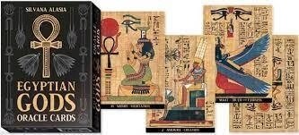 Карти Оракули єгипетського Бога. Сільвана Аласія. Egyptian Gods Oracle Cards. Карти Таро.