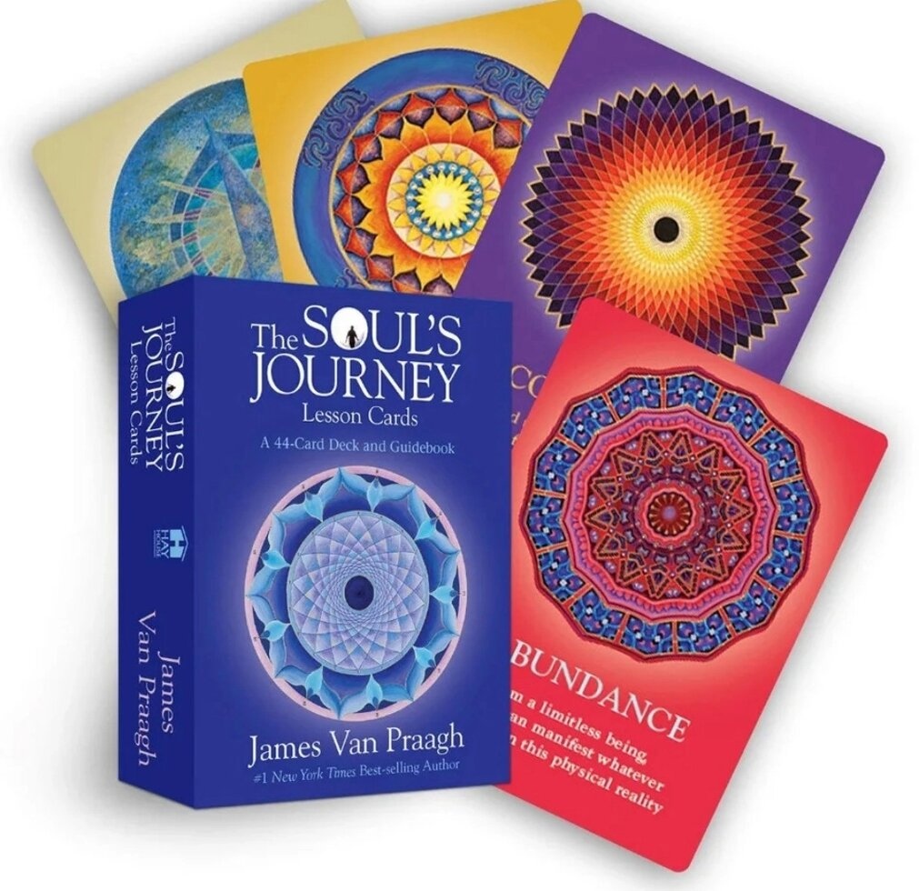 Подорож душі 44 картки з заняттями Джеймс Ван Праа The Soul's Journey Lesson Cards James Van Praaqh. Карти Таро.