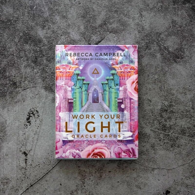Працюйте з картами оракула Світу. Ребека Кемпбелл. Work Your Light oracle cards. Rebecca Campbell. Карти Таро.